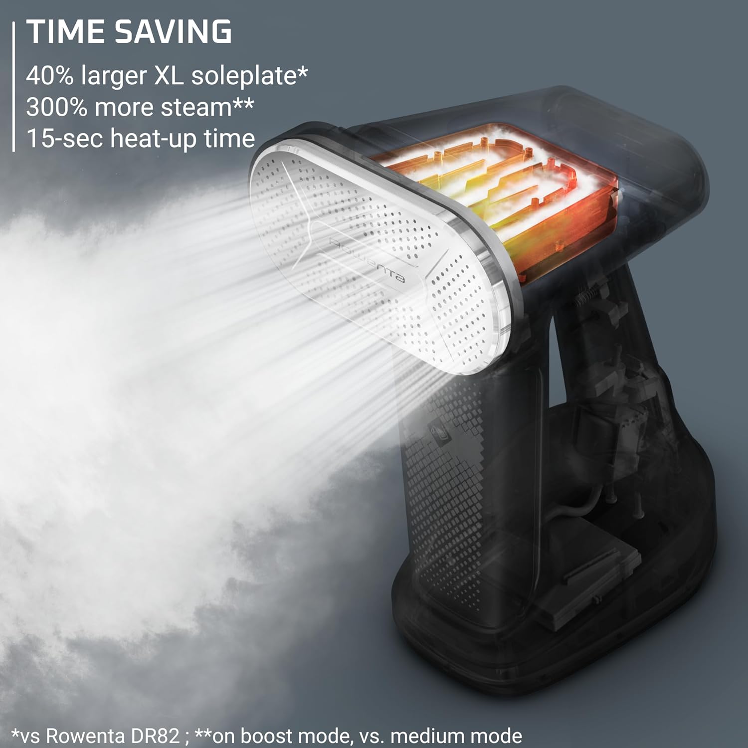 rowenta pure force 2 1 steamer & iron